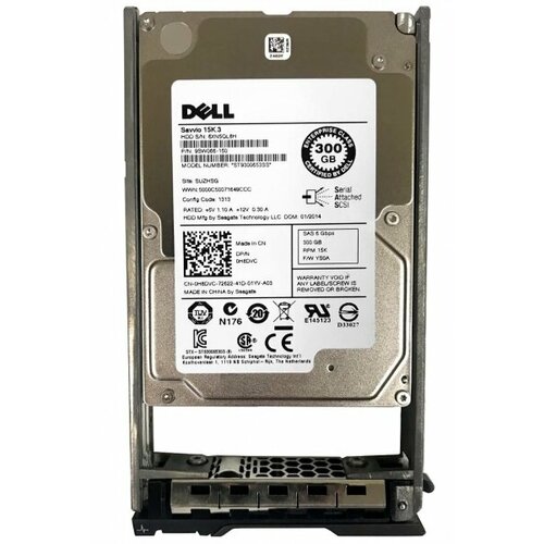 Жесткий диск Dell 0H8DVC 300Gb SAS 25 HDD 2454500₽