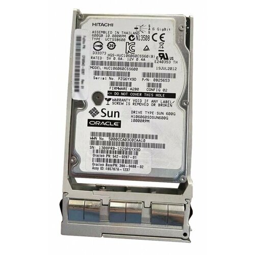 Жесткий диск Sun 390-0488-02 600Gb 10000 SAS 25 HDD 5426000₽