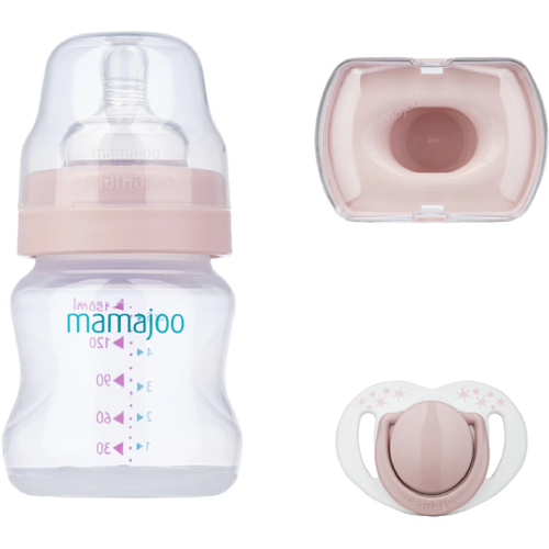 Подарочный набор Mamajoo 7122995 Mini Gift Set бутылочка 150 мл розовый