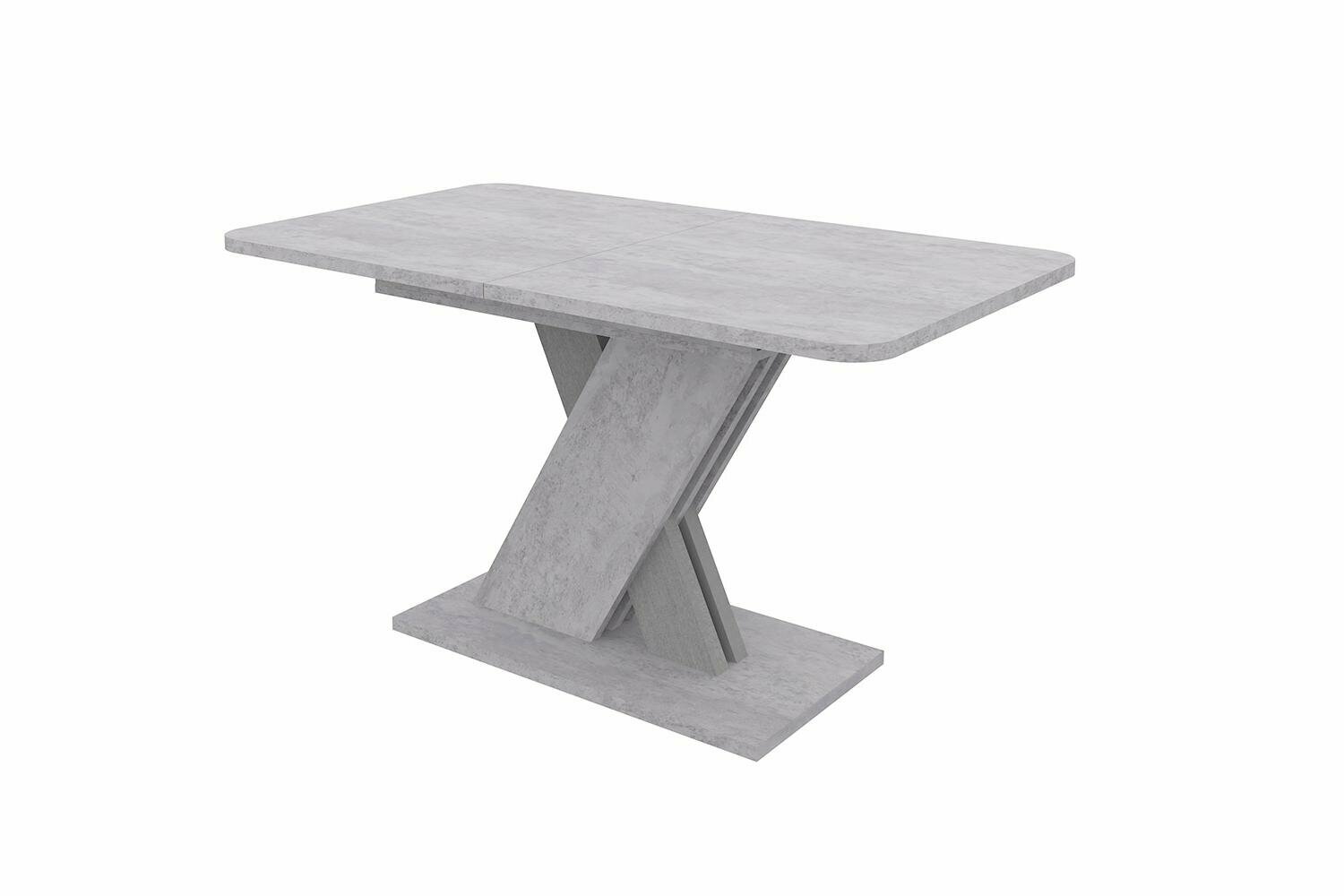 Кухонный стол раздвижной Hoff Флоренция 136(176)х755х80 см цвет цемент светлый