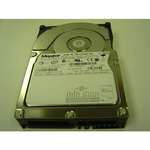 Жесткий диск Maxtor 8C073L0 73Gb U320SCSI 35 HDD 4827500₽
