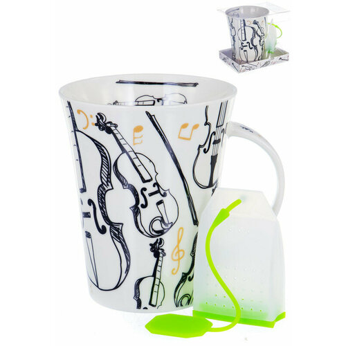 Кружка для чая и кофе с ситечком Balsford фарфор