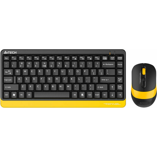 Комплект A4Tech Fstyler FG1110 (черный/желтый) желтый, черный, желтый