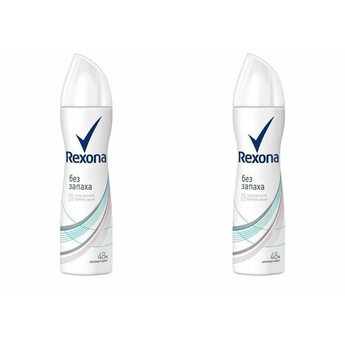 Rexona Дезодорант спрей Без запаха, чистая защита, 150 мл, 2 шт дезодорант женский rexona чистая защита без запаха шарик 50мл