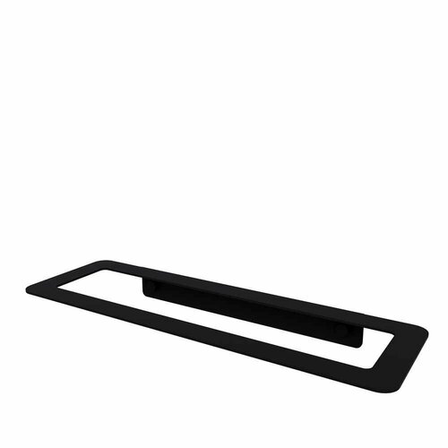 Держатель для полотенец Mart Bristol штанга 24 см черный