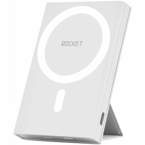 Внешний аккумулятор Rocket Hold 5000mAh с поддержкой MagSafe, серый