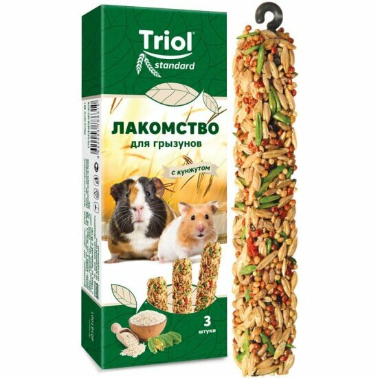 Лакомство TRIOL Standard для грызунов с кунжутом (уп. 3 шт) 80г