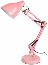 Настольный светильник ЭРА N-123-E27-40W-P Е27 с основанием розовый