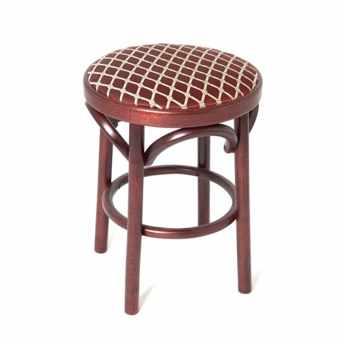 фото Табурет Венский мягкий (махагон, ткань)