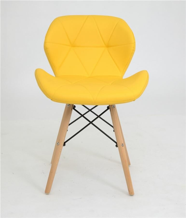 Комплект из 2-х стульев 302 PU/Invar (YELLOW-12) — фото 1