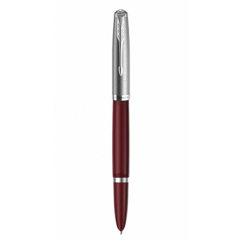 Перьевая ручка Parker 51 CORE BURGUNDY CT, перо: F, цвет чернил: black, в подарочной упаковке.