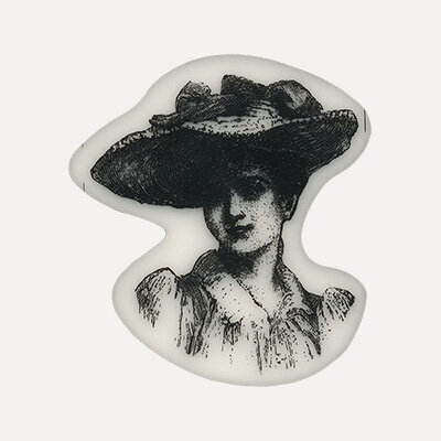 Изображение товара Mr.Painter TSM-01 Штамп 5.8 см х 7.2 см 07 Девушка(портрет)