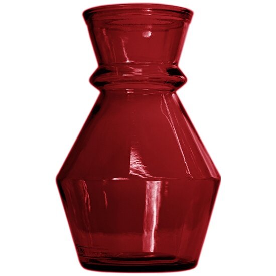 Ваза San Miguel Merida 25см, цвет рубиновый - фото №1
