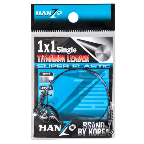 фото Поводки hanzo титановый 15см 12кг
