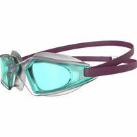 Очки для плавания SPEEDO Hydropulse Jr, 8-12270D657, голубые линзы, прозрачная оправа