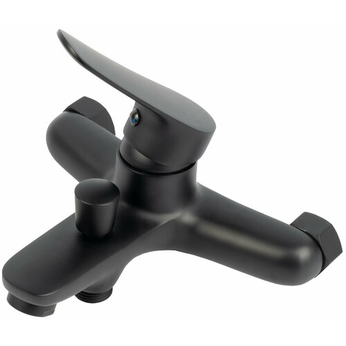 Смеситель для ванны с коротким изливом FT412-21 Black матовый черный