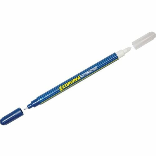 Ручка капиллярная Corvina Carioca No Problem стираемая, синяя, 0,7мм