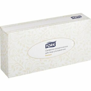 Салфетки косметические Tork Premium 2-сл, 100 листов