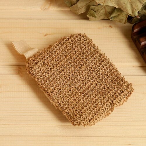 Мочалка банная Карман для мыла крапива 13х9см 382₽