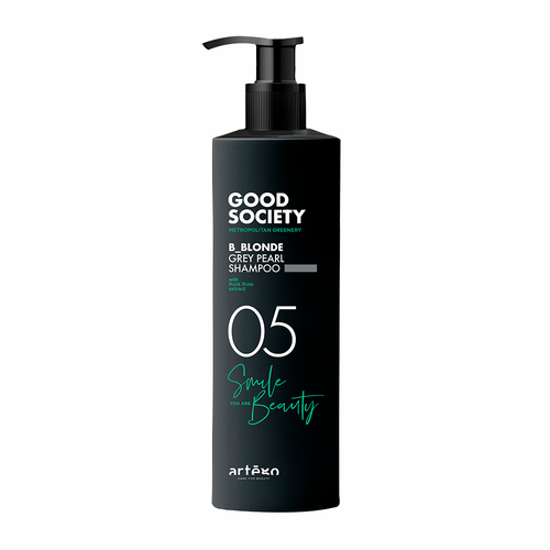 Шампунь для волос с антижелтым эффектом Artego Good Society 05 Grey Pearl Shampoo серебристо-перламутровый 1000 мл