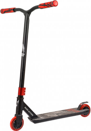 фото Самокат RUSH ACTION трюковой SAL08202 Safari red, 100 мм