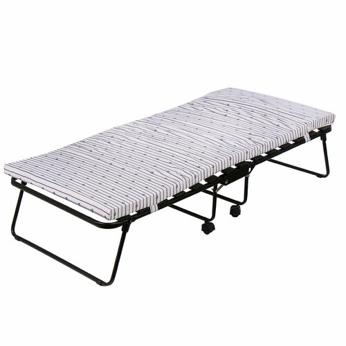 Раскладушка 194х79х37 см 180 кг Вилия с445 мяг сталь ламели матрас в комп поролон 10053₽
