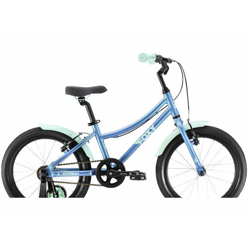 Детский велосипед Stark Foxy 18 Girl год 2022 цвет Синий-Зеленый 1707000₽