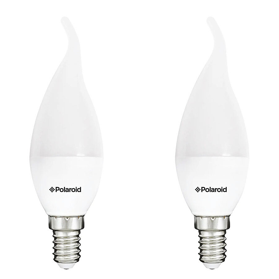 фото Светодиодная лампа Polaroid 220V C37S 7W 4000K E14 600lm (2 шт.)