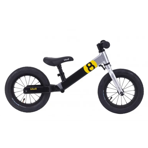 фото Беговел детский bike8 - suspension - standart (black-silver)