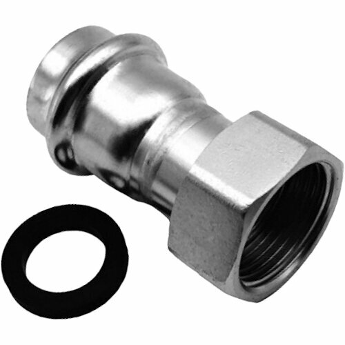 Пресс-фитинг из нержавеющей стали с накидной гайкой Kromwell 22 x 1