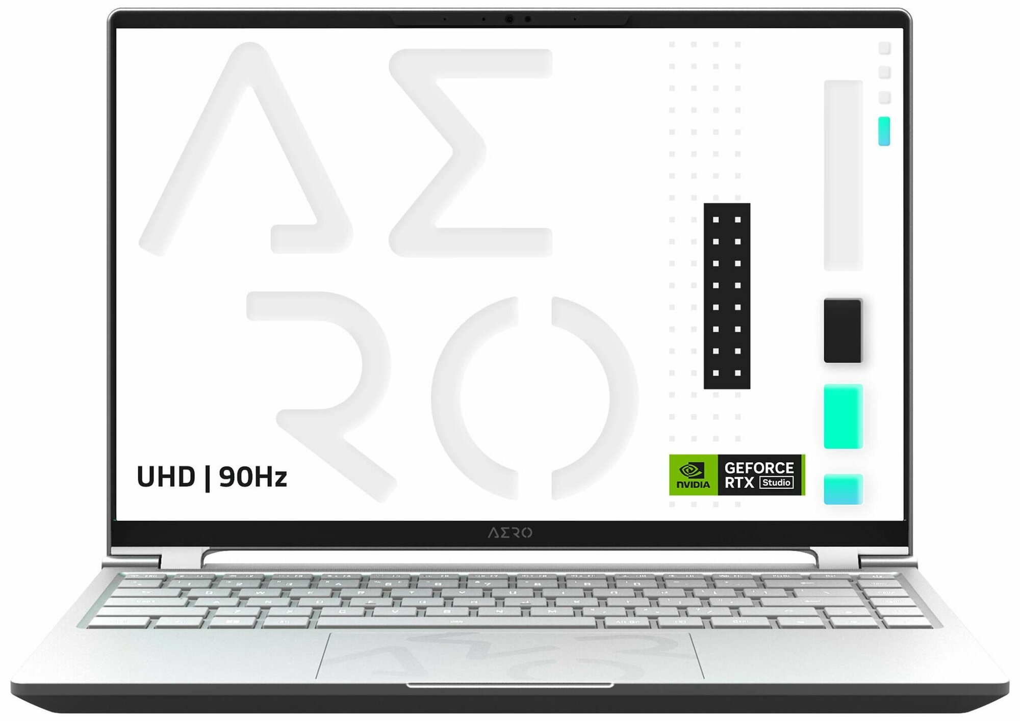 Ноутбук AERO 14 OLED Core i7-13700H/16Gb/SSD1Tb/RTX 4050 6Gb/14"/OLED/QHD+/90Hz/noOS/silver (BMF-72KZBB4SD) Gigabyte - фото №3