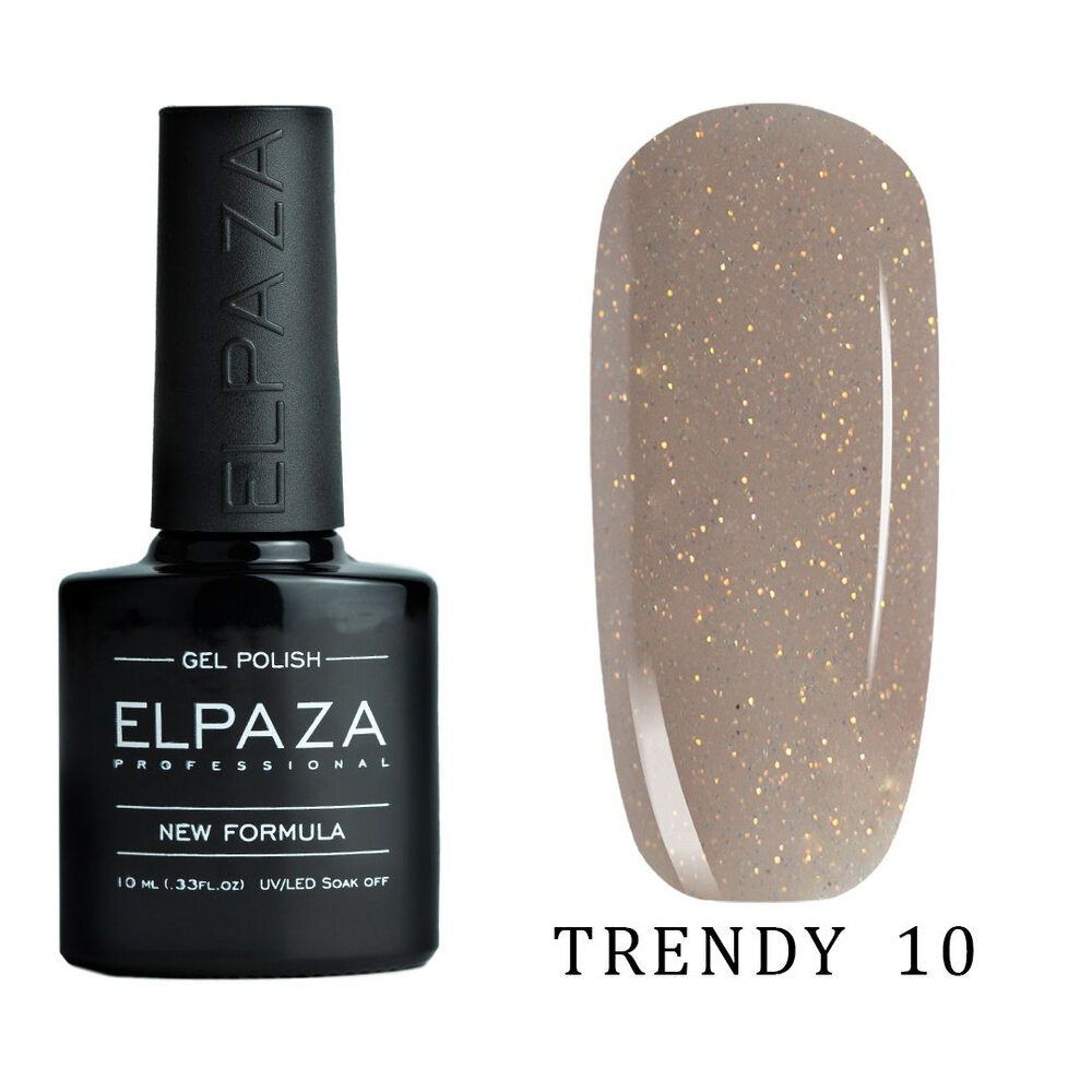 ELPAZA гель-лаки Trendy, 10 мл, № 10