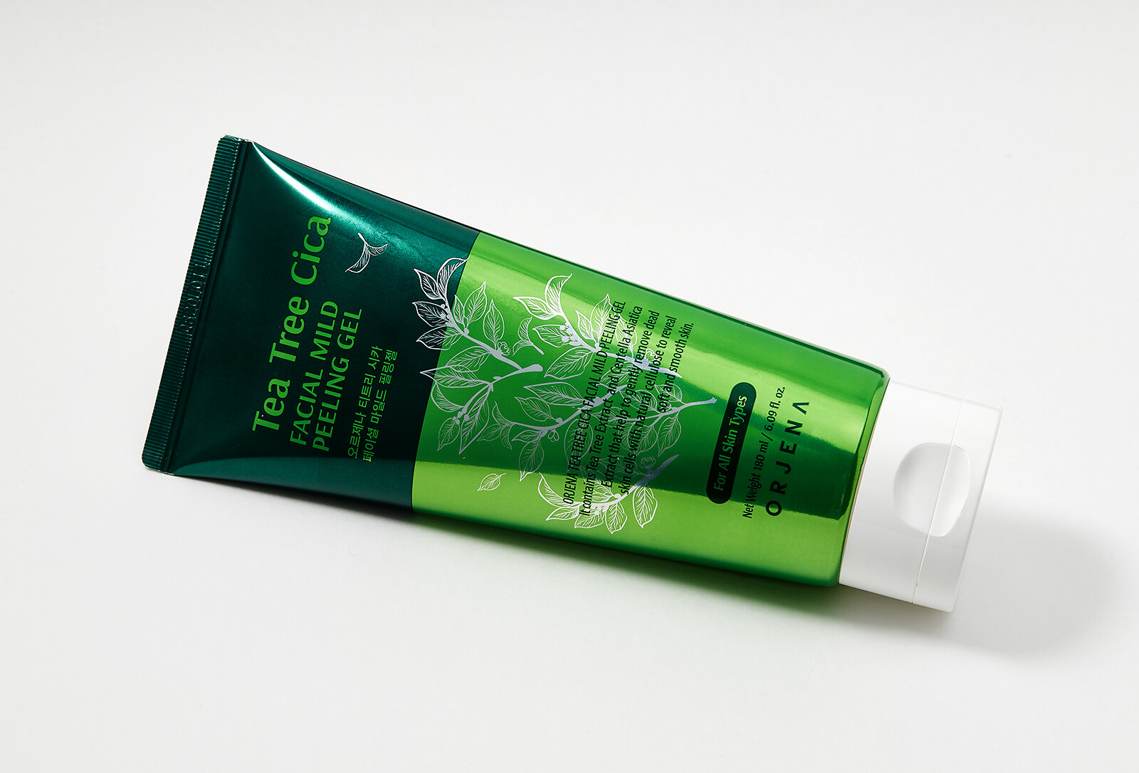 фото Отшелушивающий гель с экстрактом чайного дерева для лица ORJENA "TEA TREE CICA FACIAL MILD PEELING GEL"