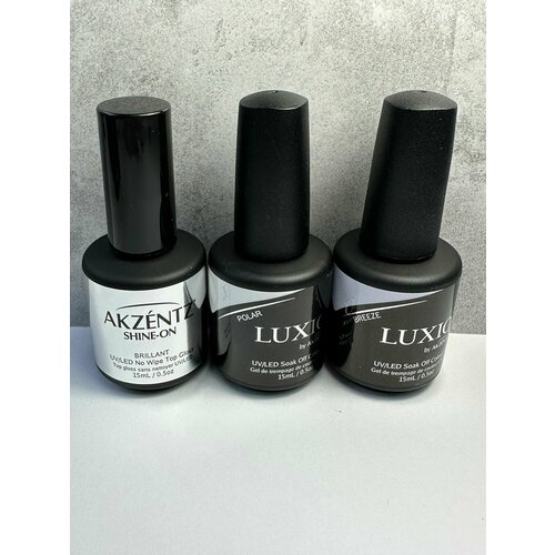 Luxio набор топ SHINE On гель-лак Polar 15 мл гель-лак Breeze 15мл 7380₽