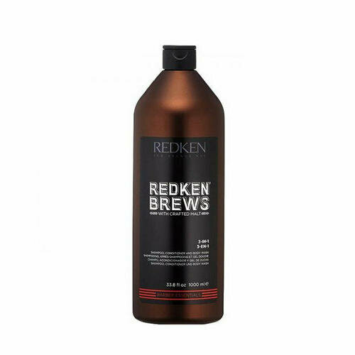 Red Br3-в-1ежедневный уход за волосами 1л подарки для него redken мужской набор brews для ухода за волосами и лицом