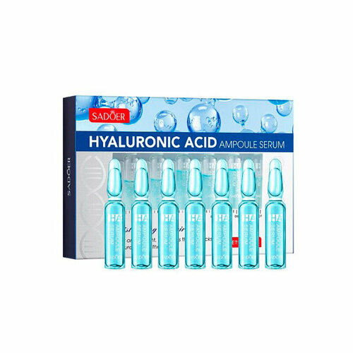 Сыворотка для лица ампульная Sadoer Hyaluronic Acid Ampoule Serum 7*2 мл
