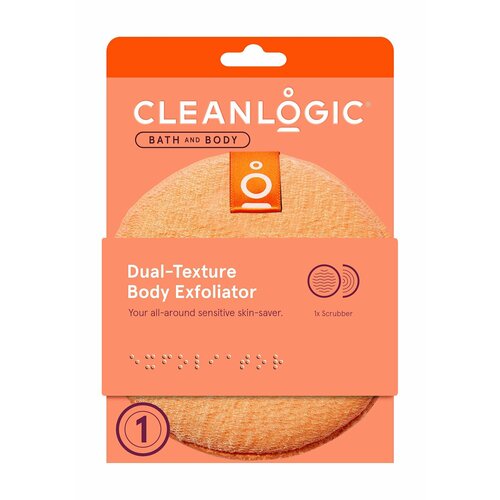 Двусторонняя мочалка для тела Cleanlogic Bath & Body Dual-Texture Body Exfoliator cleanlogic bath and body dual texture body exfoliator sensitive skin