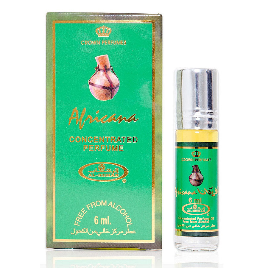 Духи масляные унисекс Crown Perfumes Africana Африкана ролл 6 мл