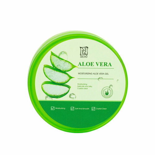 Гель для лица и тела увлажняющий успокаивающий с экстрактом алое Seiyo Moisturizing Aloe Vera Gel 220 мл