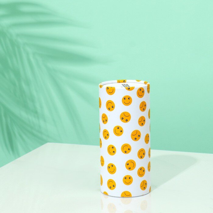 фото Салфетки в тубусе 50 шт, 2 слоя "Смайл"