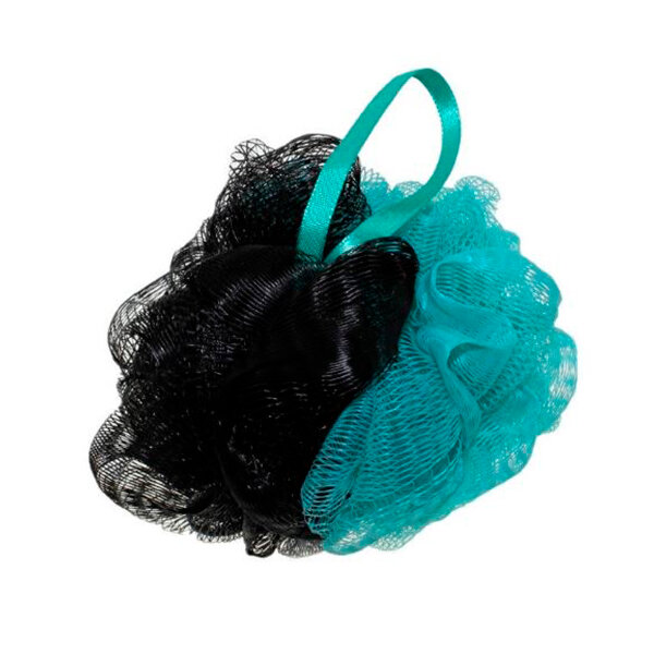 фото Мочалка для тела Cupellia SPA Black Шар Колор, 30 гр.( шар черный/цветной)