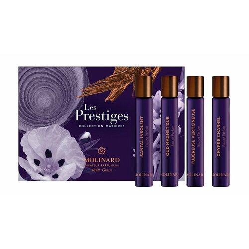 molinard les prestiges collection matières MOLINARD Les Prestiges Набор парфюмерных вод унисекс, 4х7,5 мл