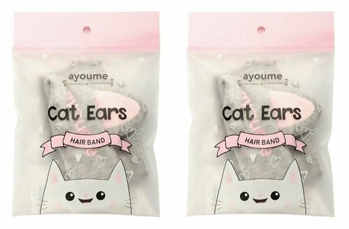 AYOUME Повязка для волос Hair Band Cat Ears - 2 штуки