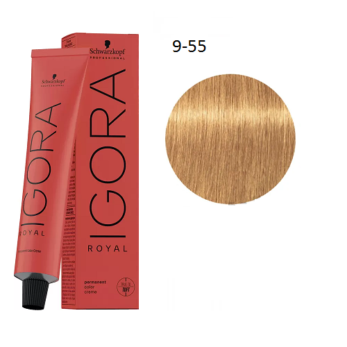 Крем-краска SCHWARZKOPF PROFESSIONAL IGORA ROYAL 9-55, 60 мл