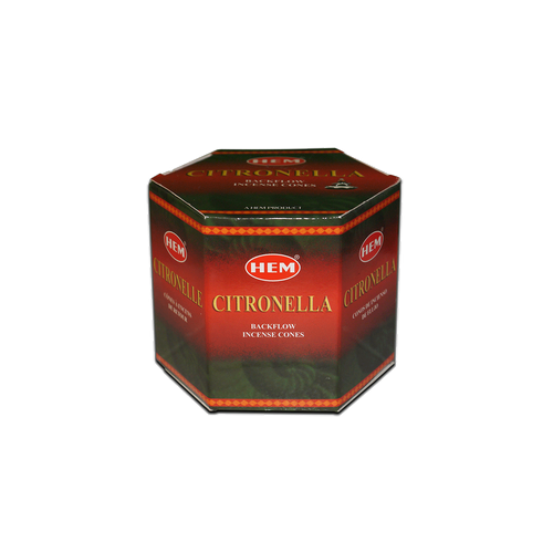 фото Благовония hem back flow citronella (цитронелла), 40 конусов
