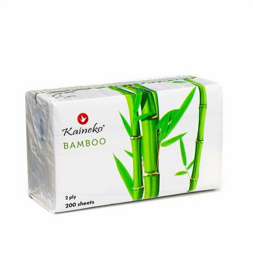 Салфетки Kainekо bamboo soft, 2х-слойные, 200 шт.