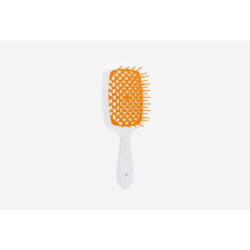 Купить Щетка для волос пластиковая Superbrush The Original Italian Patent white-orange, Janeke