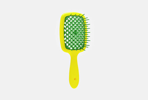 Щетка для волос пластиковая Superbrush yellow-green 1 шт