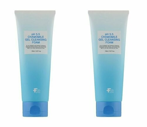 EYENLIP FABYOU Пенка для умывания с ромашкой pH 5.5 Chamomile gel Cleansing foam 150мл - 2 штуки