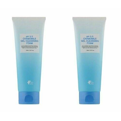 EYENLIP FABYOU Пенка для умывания с ромашкой pH 5.5 Chamomile gel Cleansing foam 150мл - 2 штуки